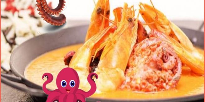 Octopus recipe with shrimp for best keto diet